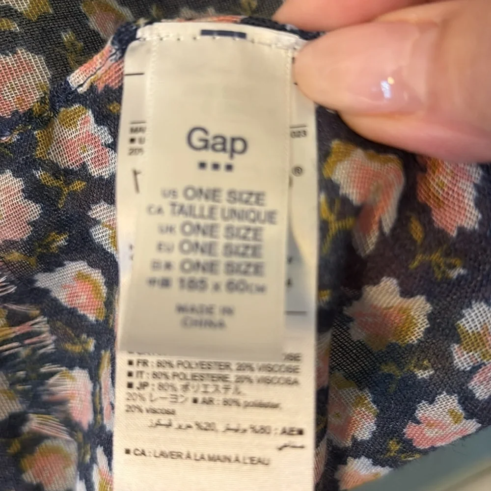 Gap Floral Long Scarf